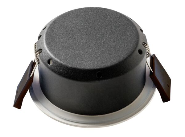 7W, 600lm, Compact Tilt, 36D, IP44, IK02, Ø90x40mm, LED alasvalo Airam