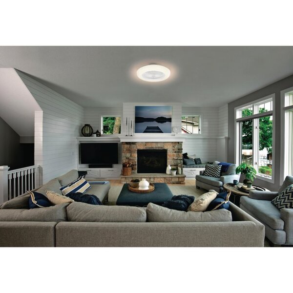 74 W, 4100 lm Smart+ WLAN-Deckenventilator, rund, Tunable White, IP20, intelligente LED-Deckenleuchte mit Ventilator LEDVANCE