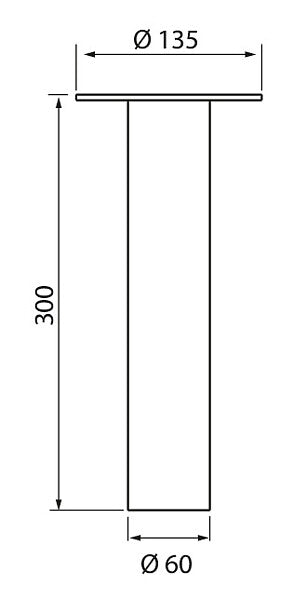 Maatukisovite MTS-2P, ø 60x300mm Airam