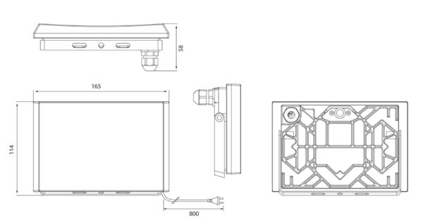 30W, 2400lm, AirFlood IP44, 4000K, IK08, LED-Flutlicht Airam 