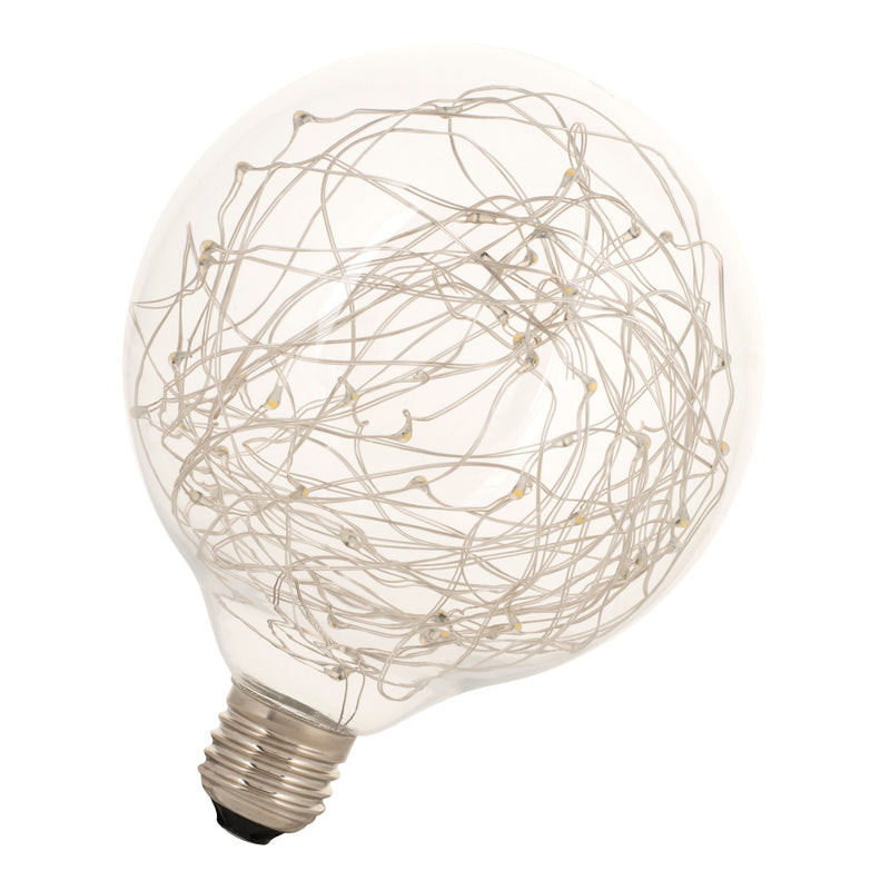 1,5 W, 80 lm, WireLED Très Chic Globe, G125, E27, 2500 K, 125x165 mm, LED-Lampe