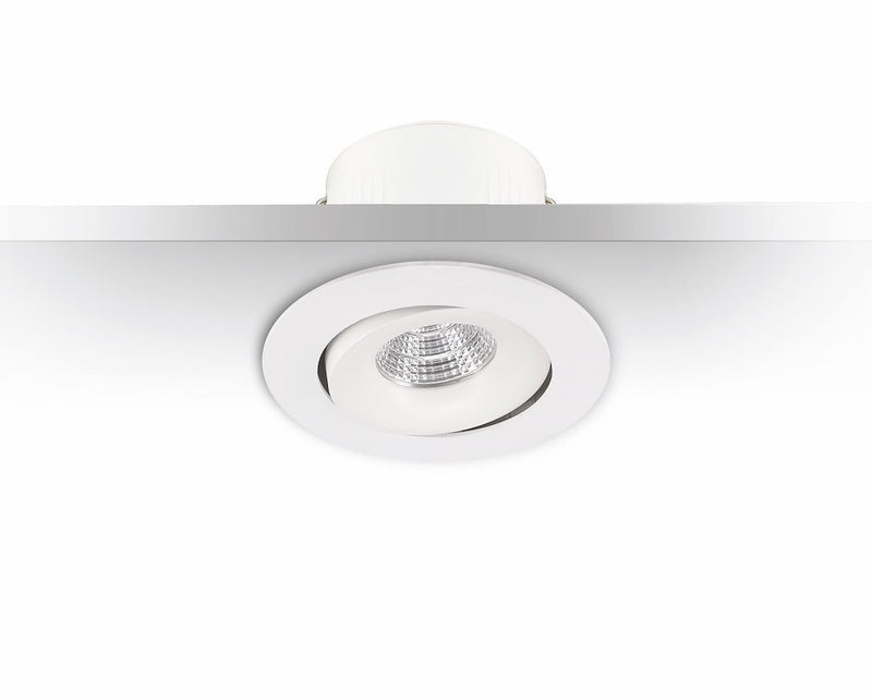 6W, 470lm, MD-70 LED Downlight, 2700K, IP44, 39x90mm, LED Alasvalo