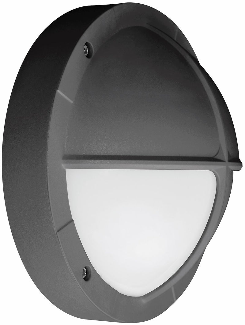 Esbo II Lampenkörper IP65, für GX53 Lampe Max 12W, Dunkelgrau, Weiß und Silber