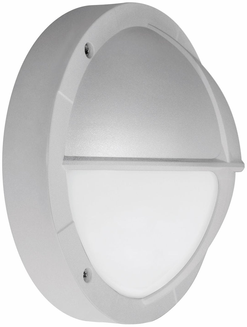 Esbo II Lampenkörper IP65, für GX53 Lampe Max 12W, Dunkelgrau, Weiß und Silber