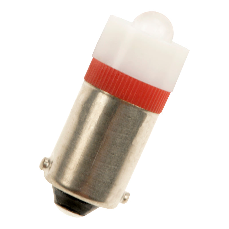 0.09W, 6lm, 6V AC/DC, 10x24mm, Ba9s, LED Merkkilamppu