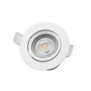 5W, 420lm Recessed Spotlight IP20, 4000K LED-alasvalo Pyöreä säädettävä-Tungsram - Lumenled Oy