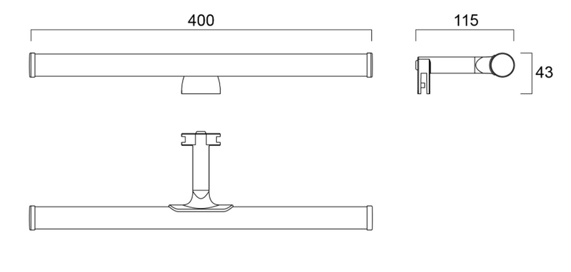 6W, 540lm, Sylmirror pyöreä IP44, 3000K, LED-yleisvalaisin -Sylvania - Lumenled Oy