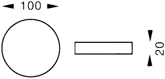Asennuslevy MONOPOINT Ø 100×20 MM 1-vaihekiskoon valkoinen Sylvania